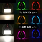 چراغ سقف سامبو مولتی کالر ۲۰۶-۲۰۷